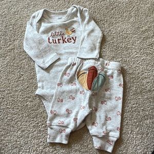 Little turkey onesize and pant set